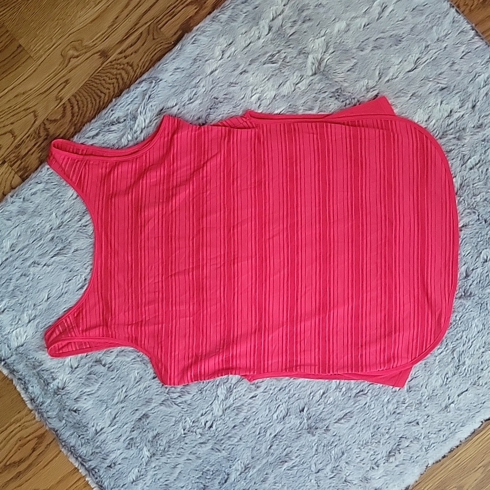 Athleta Red Striped Tank Top, Women's Size Extra Small, Great Condition